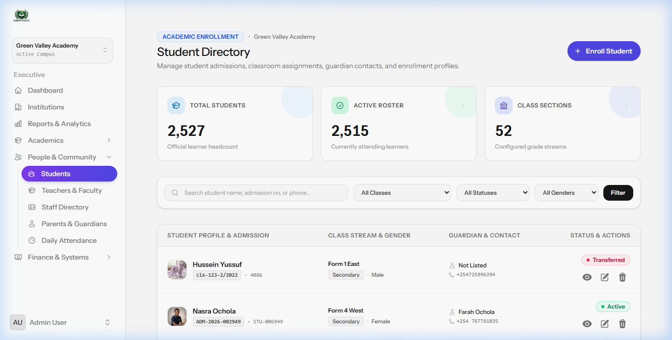 Solforbs Student Management